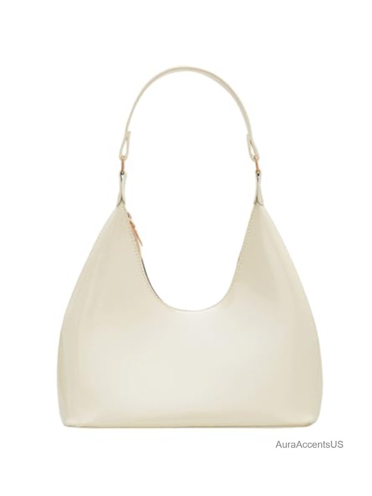 Patent Leather Hobo Bag Crescent Shoulder Bag Small Going Out Tote Satchel Purse
